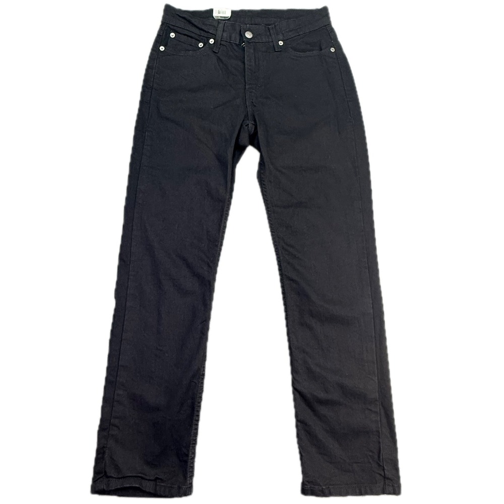 Levi's 514 Straight Pants Mens 29x30 Black Flex Stretch Regular Fit Denim